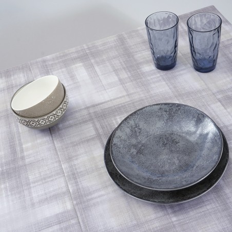 Τραπεζομάντηλο Dimeco 140x220 Check Brown