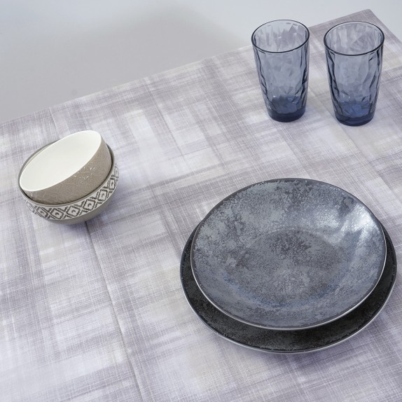 Τραπεζομάντηλο Dimeco 135x135 Check Brown