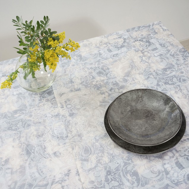 Τραπεζομάντηλο Dimeco 135x135 Amber Grey