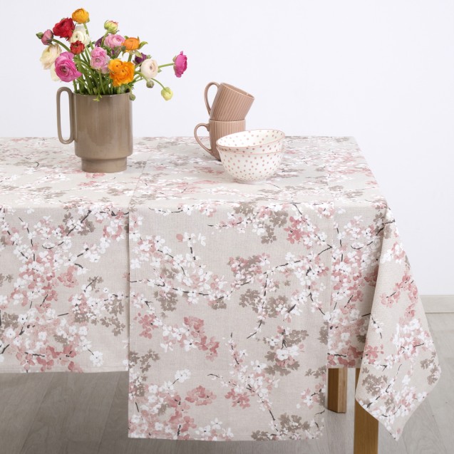 Τραπεζομάντηλο Dimeco 135x135 5109 Beige