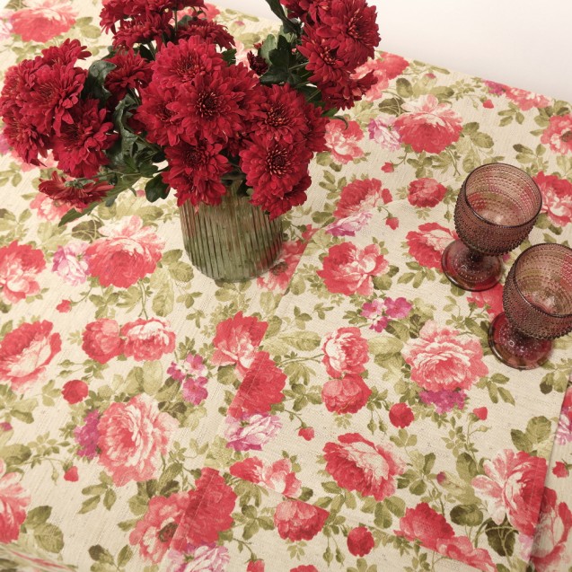 Τραπεζομάντηλο Dimeco 135x135 8160 Red