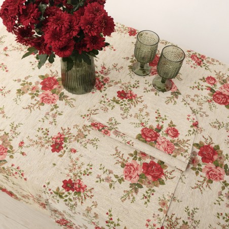 Τραπεζομάντηλο Dimeco 135x135 8150 Red