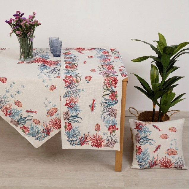 Τραπεζομάντηλο Dimeco 140x180 River