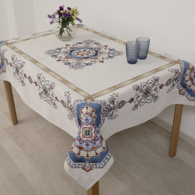 Τραπεζομάντηλο Dimeco 140x140 Morena Blue