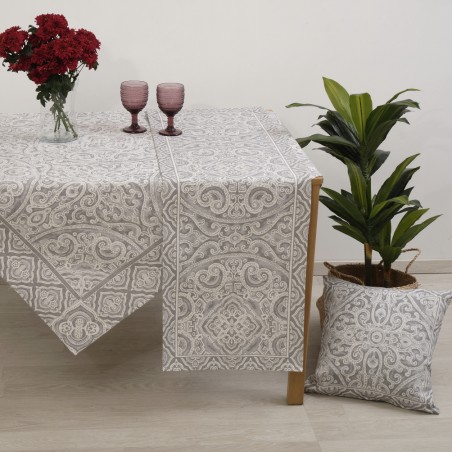 Τραπεζομάντηλο Dimeco 140x140 Capri Grey