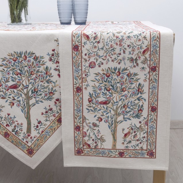 Τραπεζομάντηλο Dimeco 140x140 Alina Beige