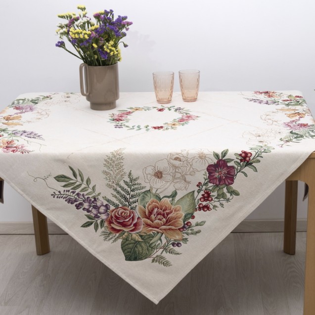 Τραπεζομάντηλο Dimeco 140x140 Adelina