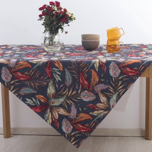 Τραπεζομάντηλο Dimeco 135x135 Verona Blue