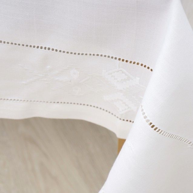 Τραπεζομάντηλο Dimeco 140x180 32960 White