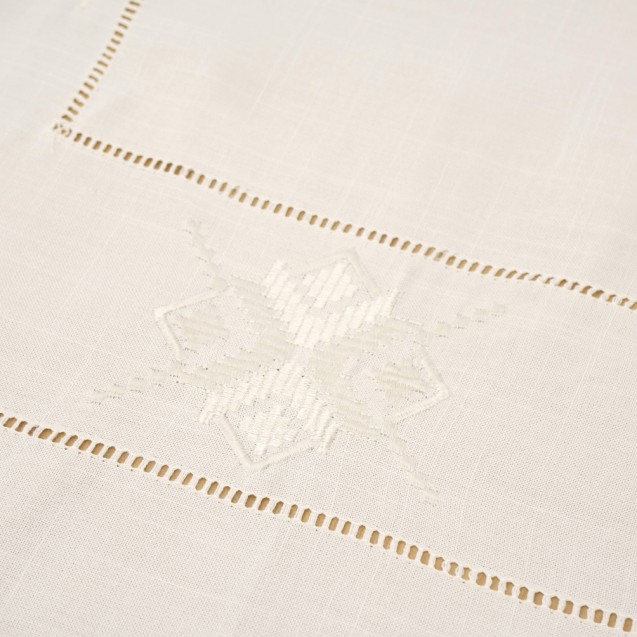 Τραπεζομάντηλο Dimeco 140x140 32960 Ecru