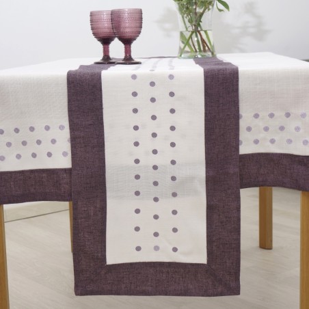 Τραπεζομάντηλο Dimeco 140x140 15230 Purple
