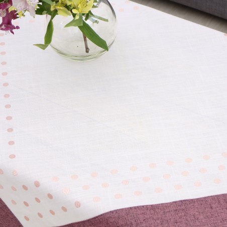 Τραπεζομάντηλο Dimeco 140x140 15230 Pink