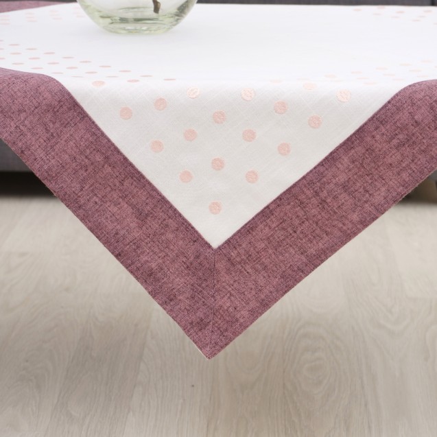 Τραπεζομάντηλο Dimeco 140x140 15230 Pink
