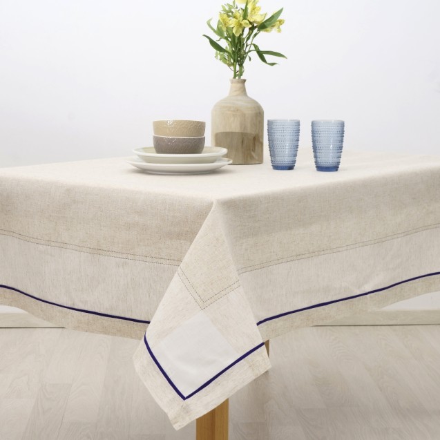 Τραπεζομάντηλο Dimeco 140x140 4015 Blue