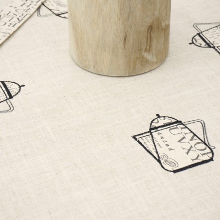 Τραπεζομάντηλο Dimeco 140x140 1925 Black