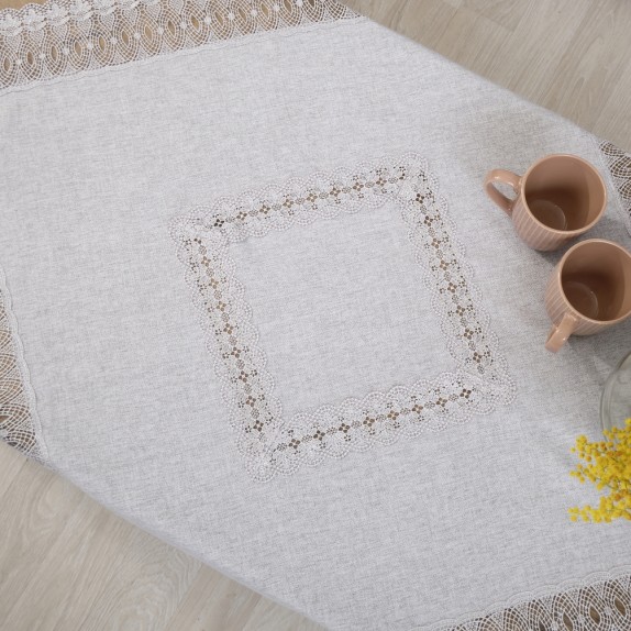 Τραπεζομάντηλο Dimeco 140x140 3439 Grey
