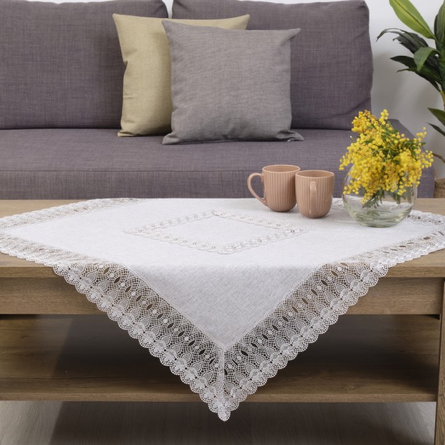 Τραπεζομάντηλο Dimeco 140x140 3439 Grey