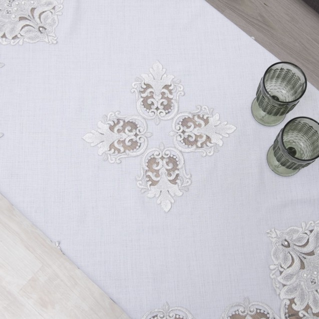 Τραπεζομάντηλο Dimeco 140x140 2134 Grey