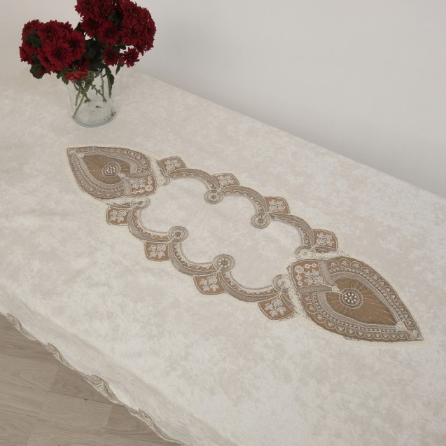 Τραπεζομάντηλο Dimeco 140x220 2131 Ecru