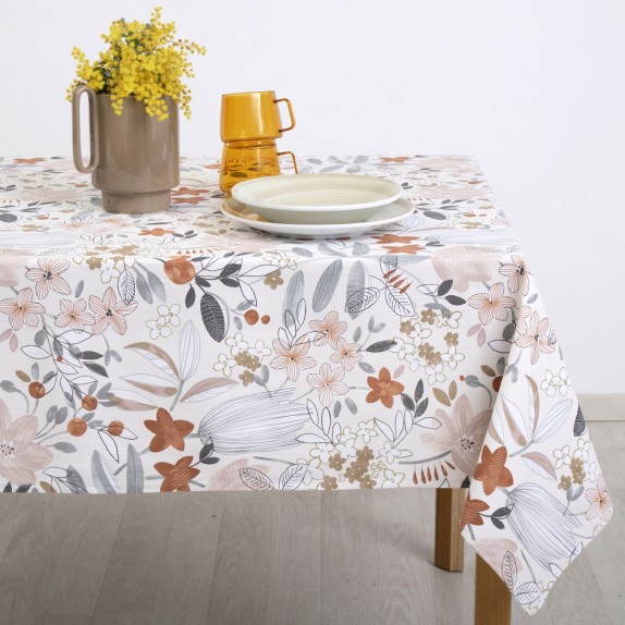 Τραπεζομάντηλο Dimeco 135x135 Eden Ecru