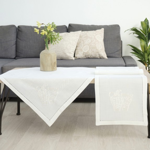 Runner Dimeco 40x140 1538 White