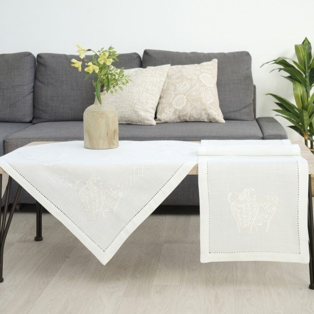 Runner Dimeco 40x140 1538 White