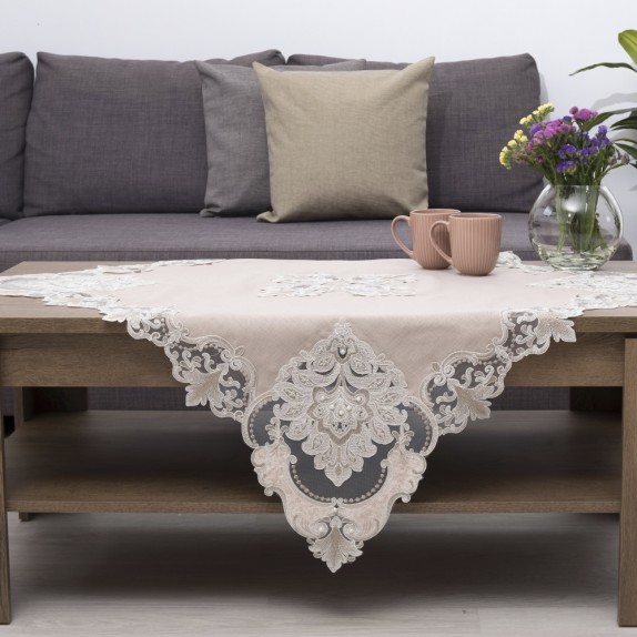 Καρέ Dimeco 100x100 2134 Beige