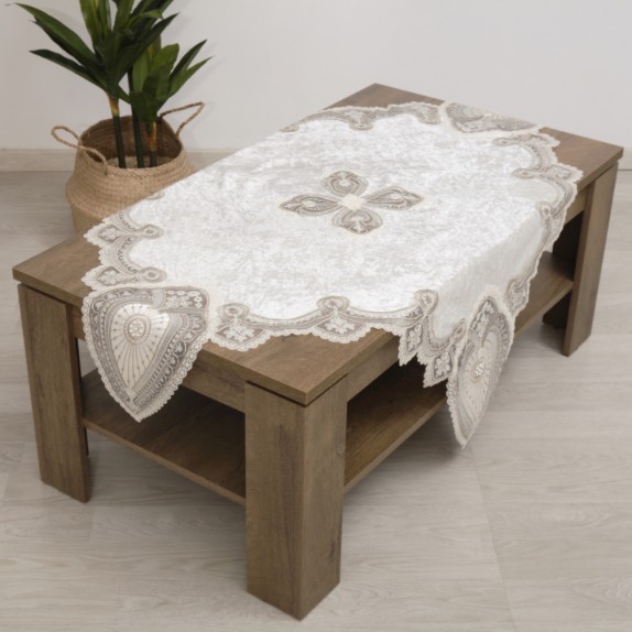 Καρέ Dimeco 100x100 2131 Ecru