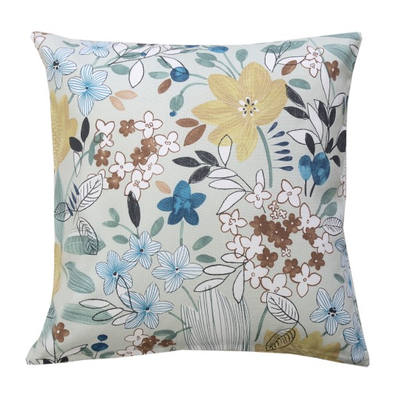 Μαξιλαροθήκη Διακόσμησης Dimeco Διπλής Όψης 45x45 Eden Mint