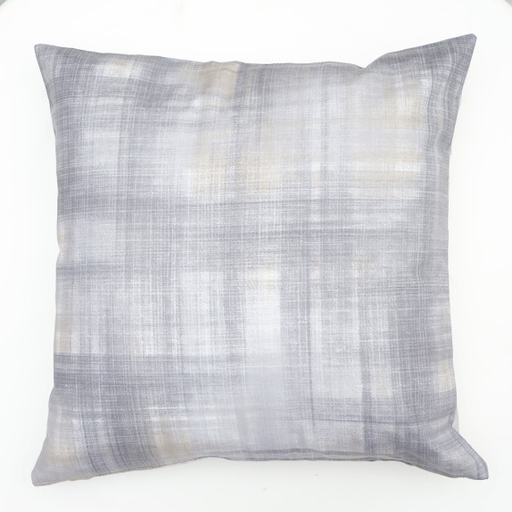 Μαξιλαροθήκη Διακόσμησης Dimeco Διπλής Όψης 45x45 Check Grey