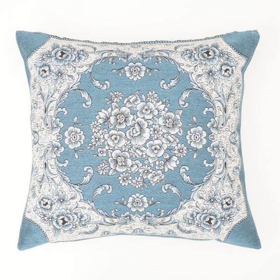 Μαξιλαροθήκη Διακόσμησης Dimeco Μονής Όψης 45x45 Adel Petrol