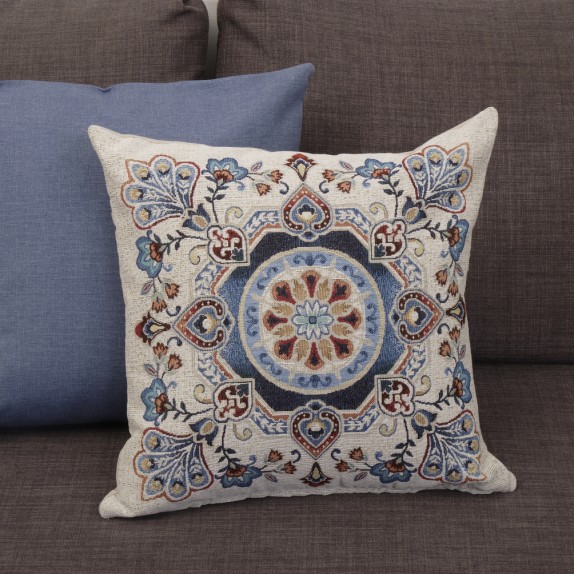 Μαξιλαροθήκη Διακόσμησης Dimeco Μονής Όψης 35x50 Morena Blue