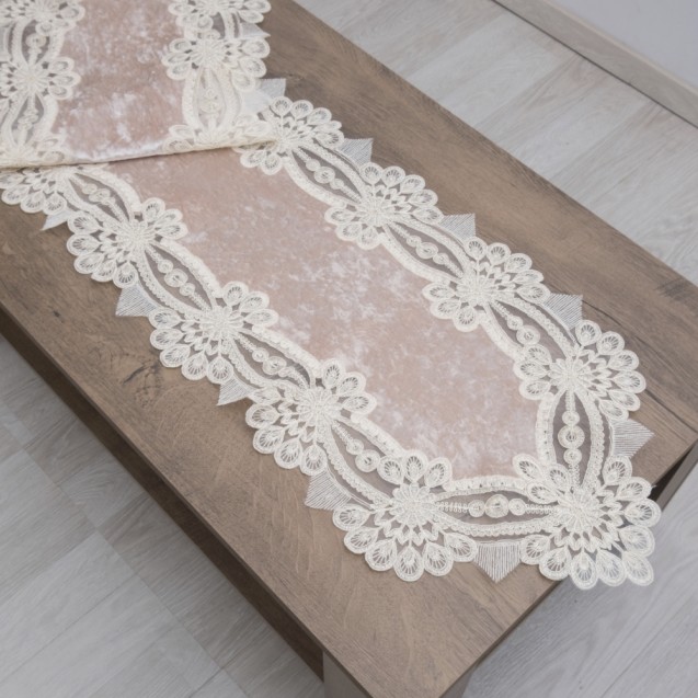 Σετ Σεμέν/Πετσετάκια 3Τμχ Dimeco 9131 Beige