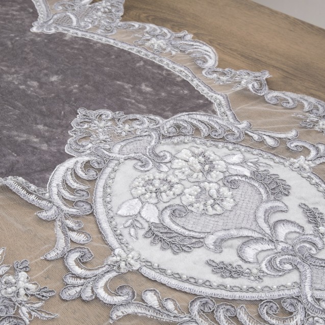 Σετ Σεμέν/Πετσετάκια 3Τμχ Dimeco 9113 Grey