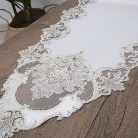 Σετ Σεμέν/Πετσετάκια 3Τμχ Dimeco 2134 Ecru