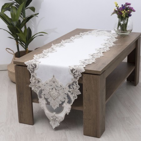 Σετ Σεμέν/Πετσετάκια 3Τμχ Dimeco 2134 Ecru