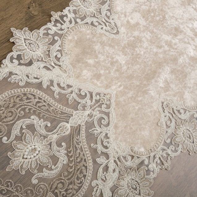 Σετ Σεμέν/Πετσετάκια 3Τμχ Dimeco 2130 Beige