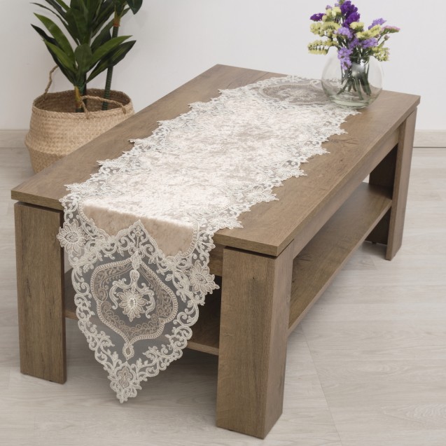 Σετ Σεμέν/Πετσετάκια 3Τμχ Dimeco 2130 Beige