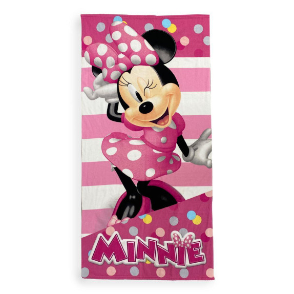 Πετσέτα Θαλάσσης Quick Dry Disney Home Minnie 26 70x140 Pink