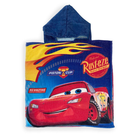 Πόντσο Θαλάσσης Quick Dry Disney Home Cars 23 50x100 Blue