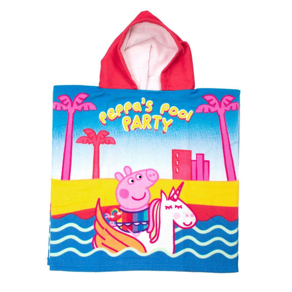 Πόντσο Θαλάσσης Quick Dry Hasbro Peppa Pig 32 50x100 Pink
