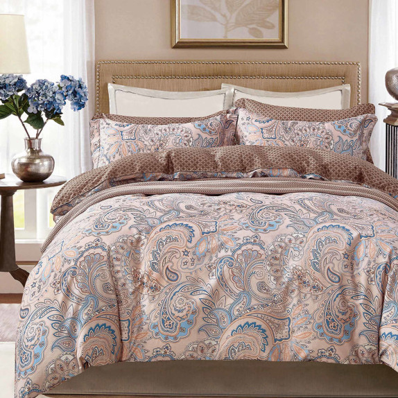 Κουβερλί Υπέρδιπλο 2 Όψεων Aslanis Home  Aria Ροζ 220x240