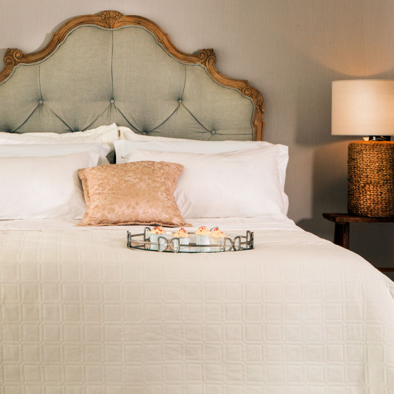 Σετ Κουβερλί Υπέρδιπλο 3 Τεμαχίων Aslanis Home Εκρου 240x260