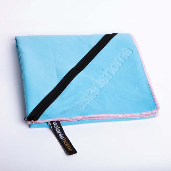 Πετσέτα Θαλάσσης Quick Dry Aslanis Home Σιελ 90x160