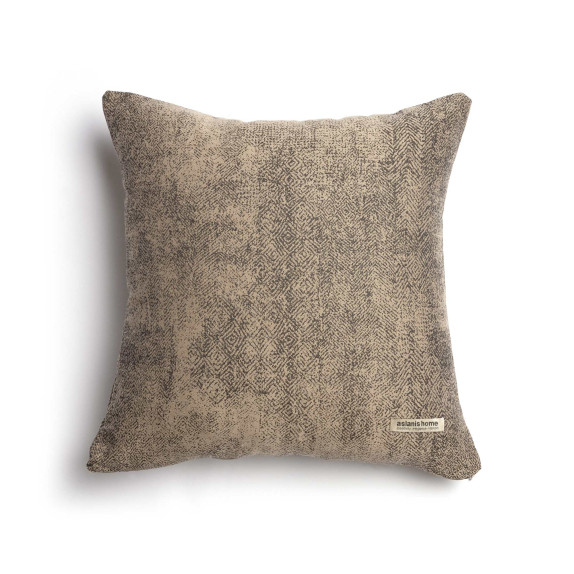 Διακοσμητικη Μαξιλαροθηκη Aslanis Home Kedros  Αμμου/Καφε...