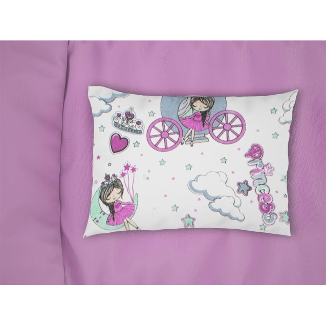 Μαξιλαροθήκη Εμπριμέ bebe Princess 389 35x45...