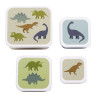 A little lovely company: Σετ 4 δοχεία φαγητού Lunch & Snack Box Dinosaurs SBSEDI38