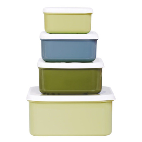 A little lovely company: Σετ 4 δοχεία φαγητού Lunch & Snack Box Dinosaurs SBSEDI38