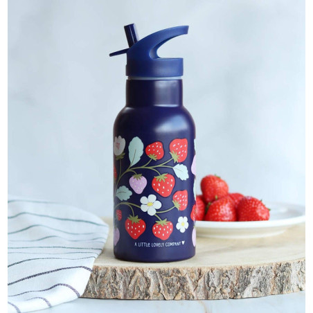 Παγούρι Ανοξείδωτο Διπλό Τοίχωμα Α Little Lovely Company Strawberries 350ml DBSSST69