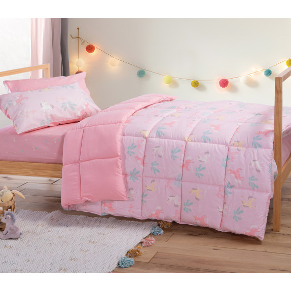 Παιδικό Πάπλωμα Μονό Nef-Nef Unicorn Forever Pink 160x220